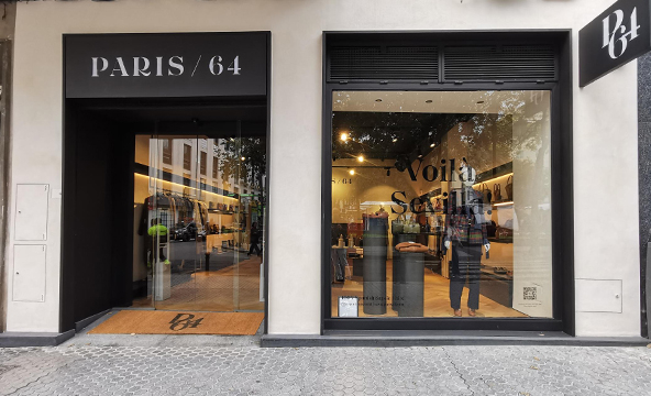 Nueva tienda de PARIS 64 en Sevilla asesorado por Apiburgos